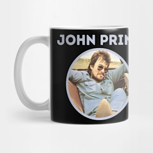 john prine || bright blue Mug